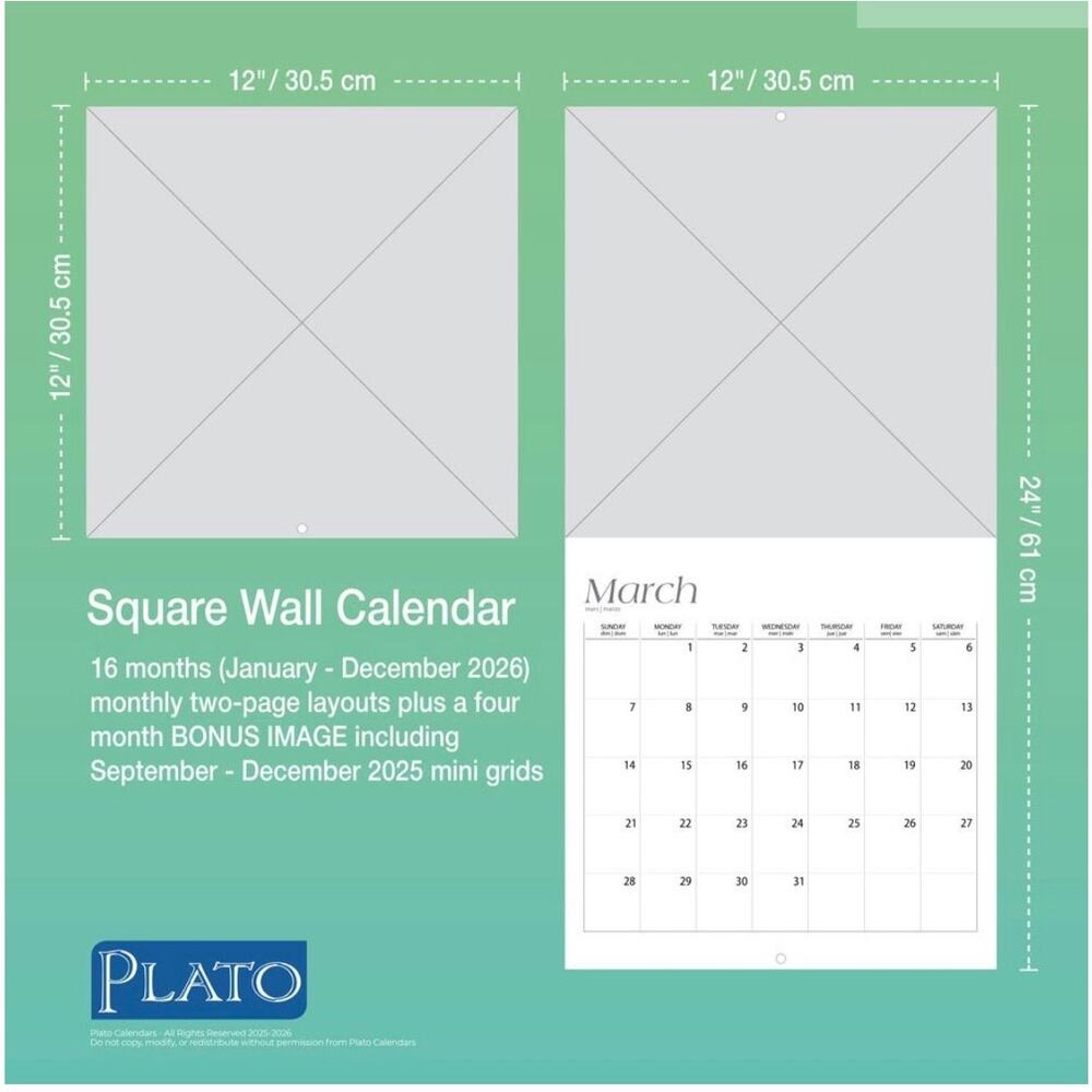 Taylor Swift Collectible OFFICIAL | 2026 12 x 24 Hanging Monthly Wall Calendar - Picture 4 of 6